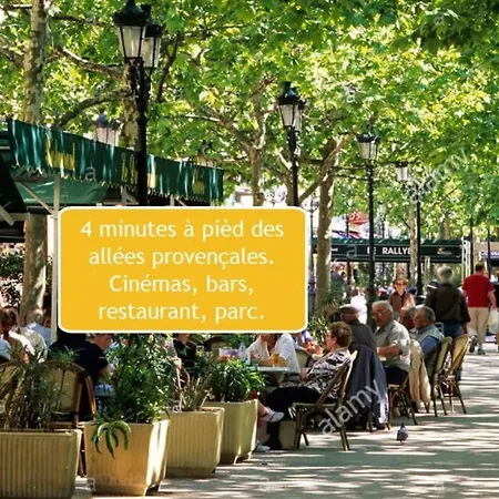 Loft 5* Centre, Terras. Park Babyfoot Clim Vélos * Montélimar